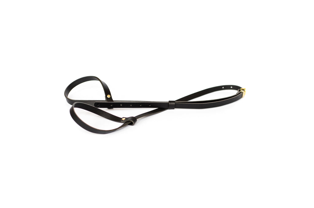 Leather mat strap