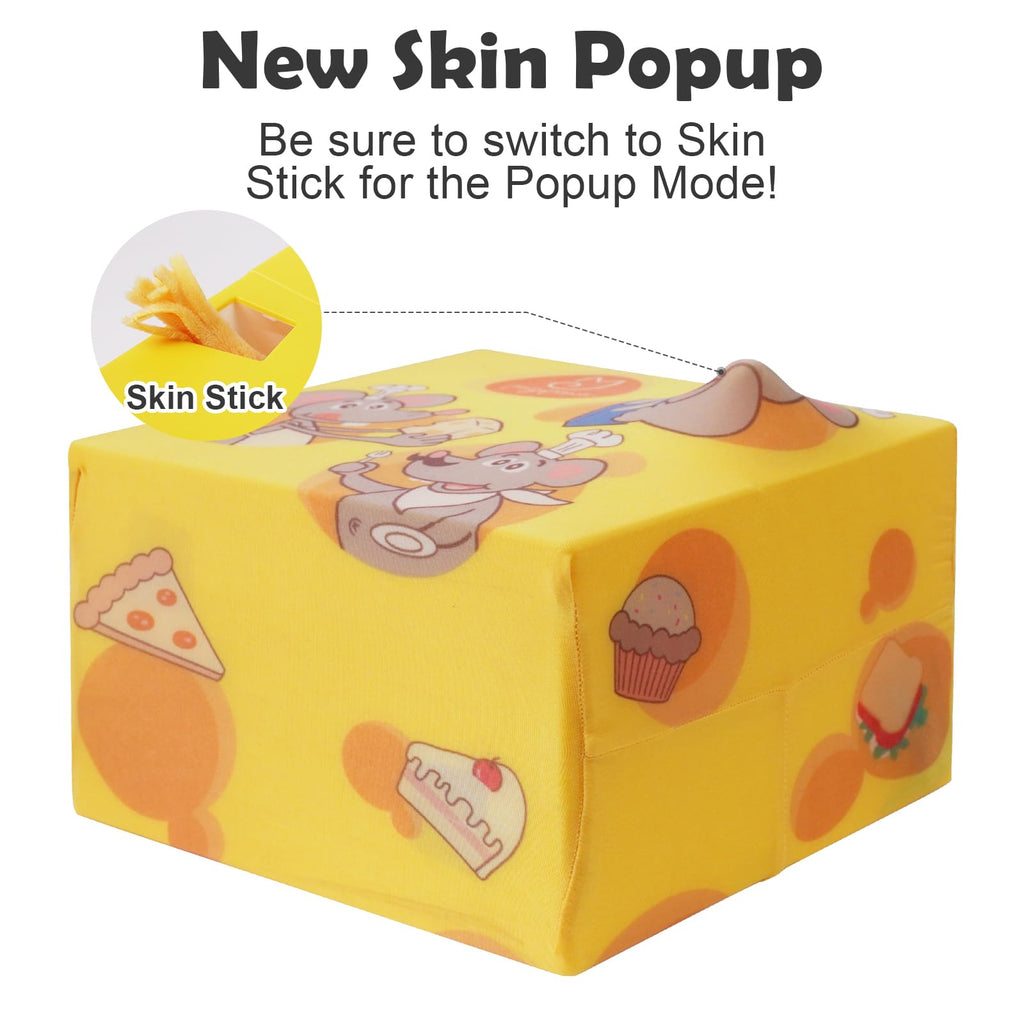 Migipaws MigiBox Cat Toy with PopSkin — 3-in-1 Interactive Indoor Kit