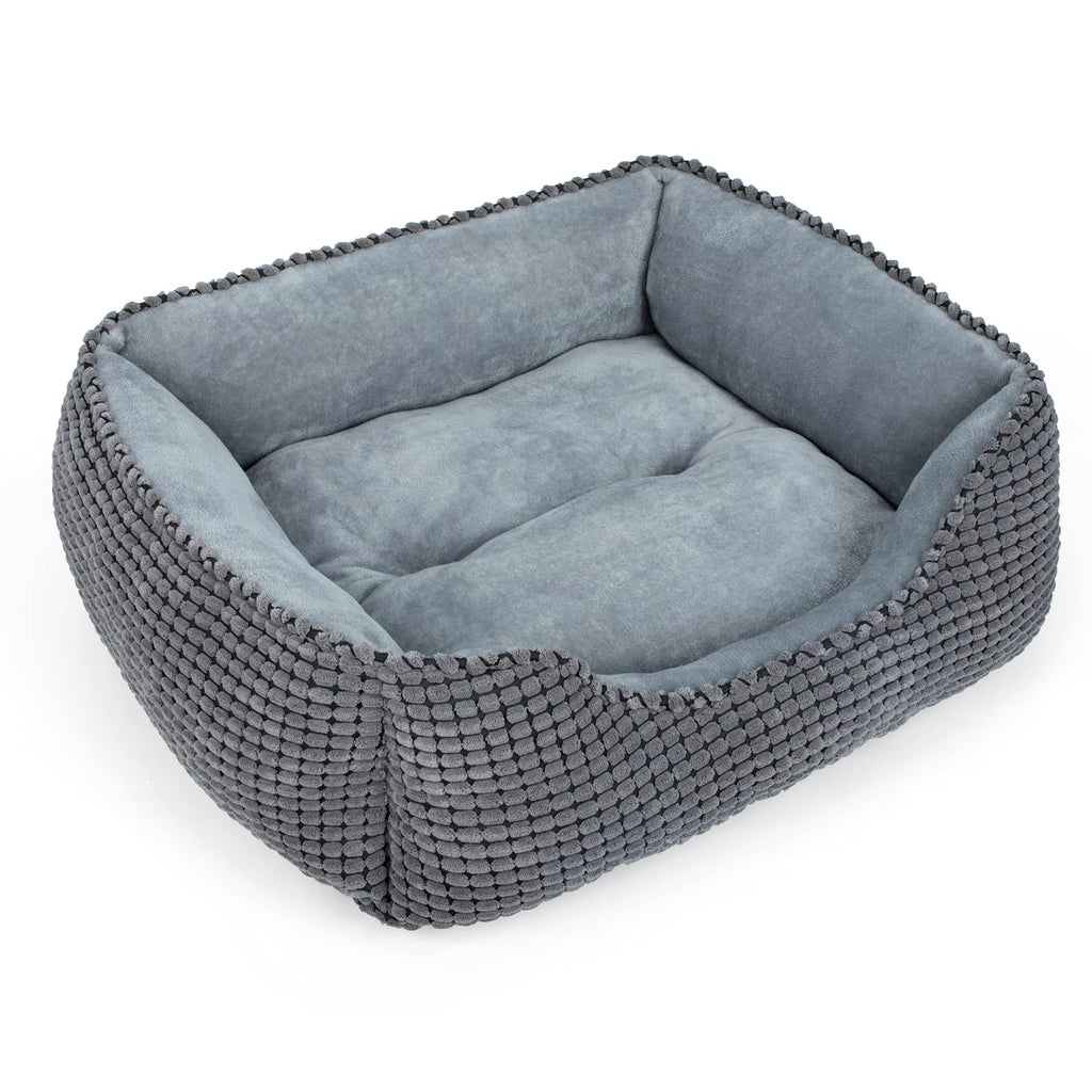 MIXJOY Rectangle Dog Bed 35'' – Orthopedic, Washable, Anti-Slip Bottom | For All Dog Sizes