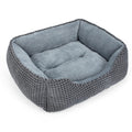 MIXJOY Rectangle Dog Bed 35'' – Orthopedic, Washable, Anti-Slip Bottom | For All Dog Sizes