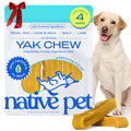 Native Pet Yak Cheese Himalayan Dog Chews – Long Lasting Dental Sticks for Large Breeds (10 Pack)