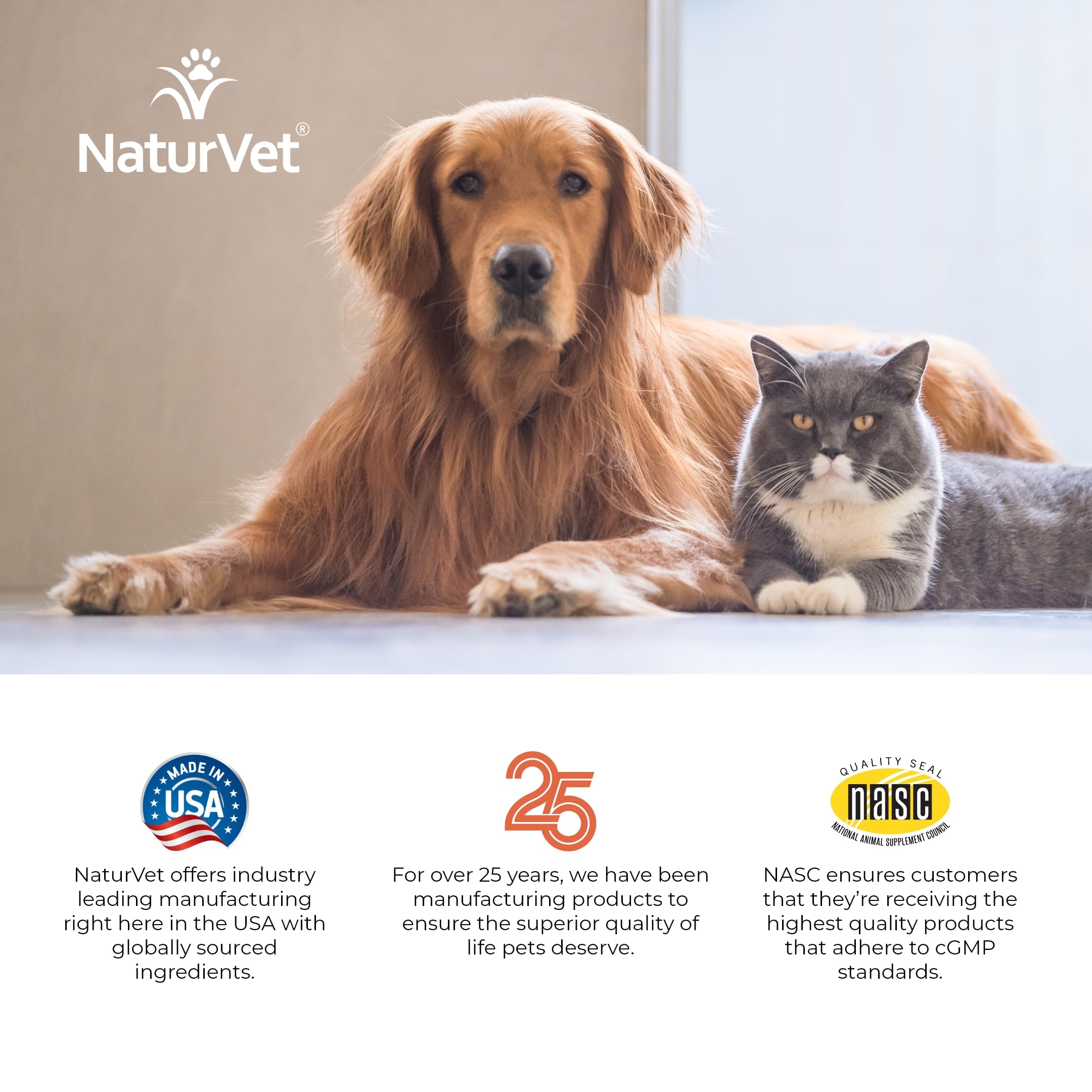 NaturVet Digestive Enzymes with Probiotics & Prebiotics for Dogs & Cats | 1 lb Powder