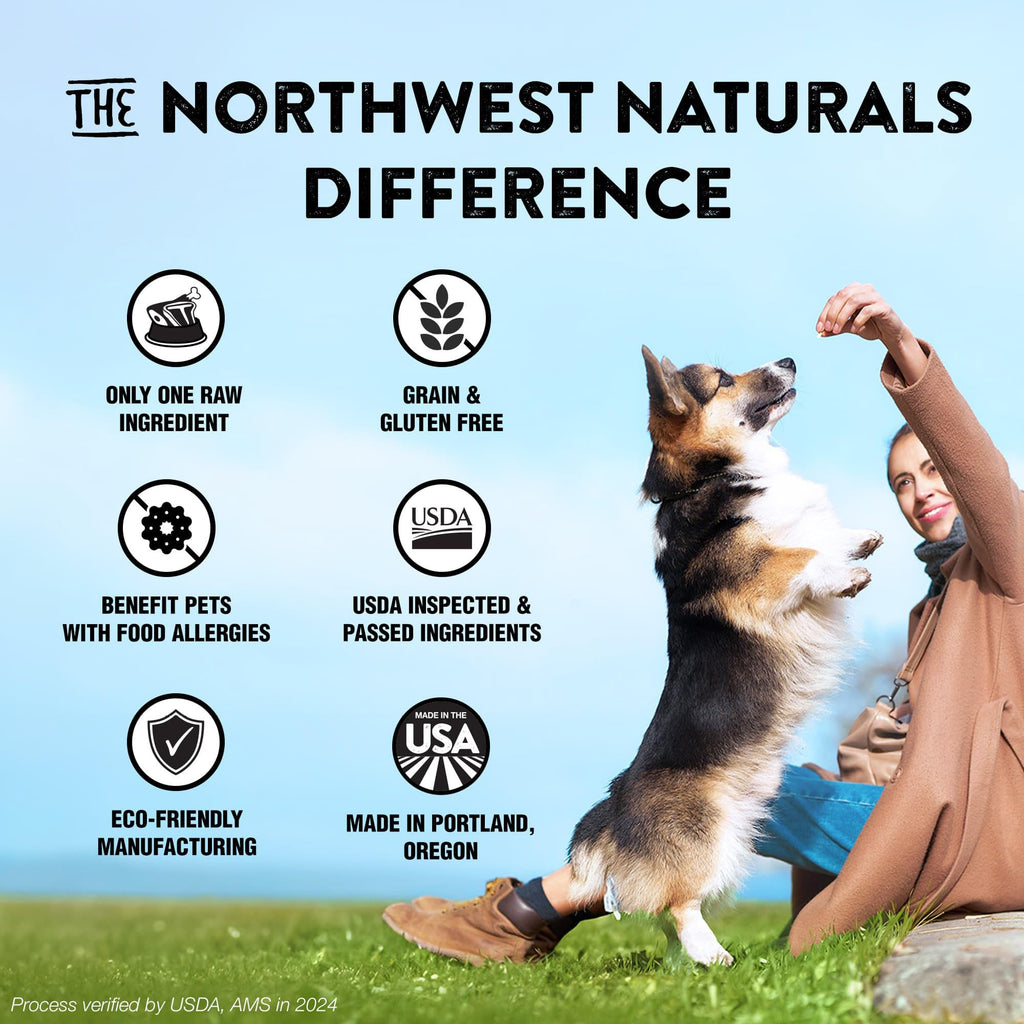 Northwest Naturals Raw Rewards Freeze-Dried Chicken Heart Treats for Dogs & Cats – 10 oz, 1 Ingredient, Human Grade, USA Made