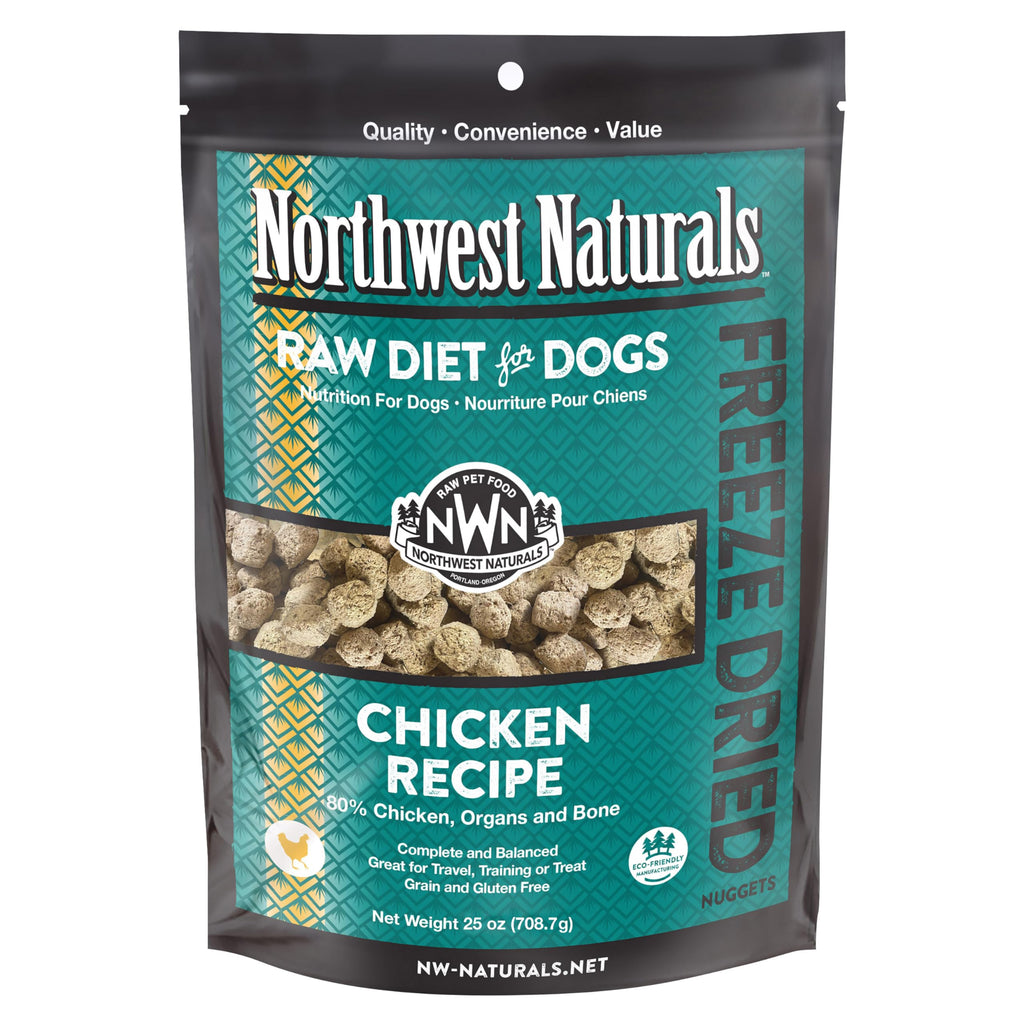 Northwest Naturals Freeze-Dried Chicken Dog Food – Bite-Sized Grain-Free Nuggets | USA Made