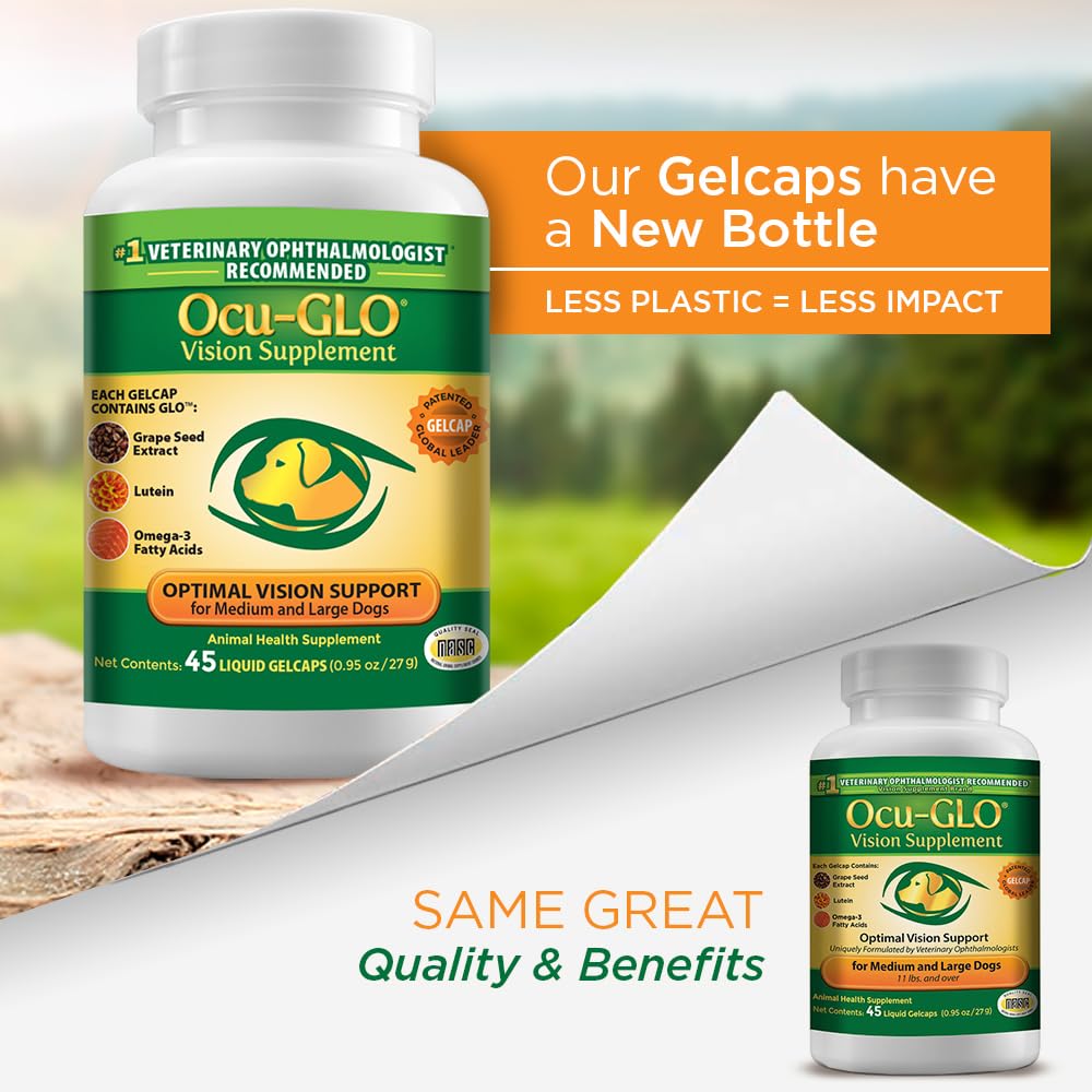 Ocu-GLO Vision Supplement for Medium to Large Dogs (45ct) | Eye Health Support