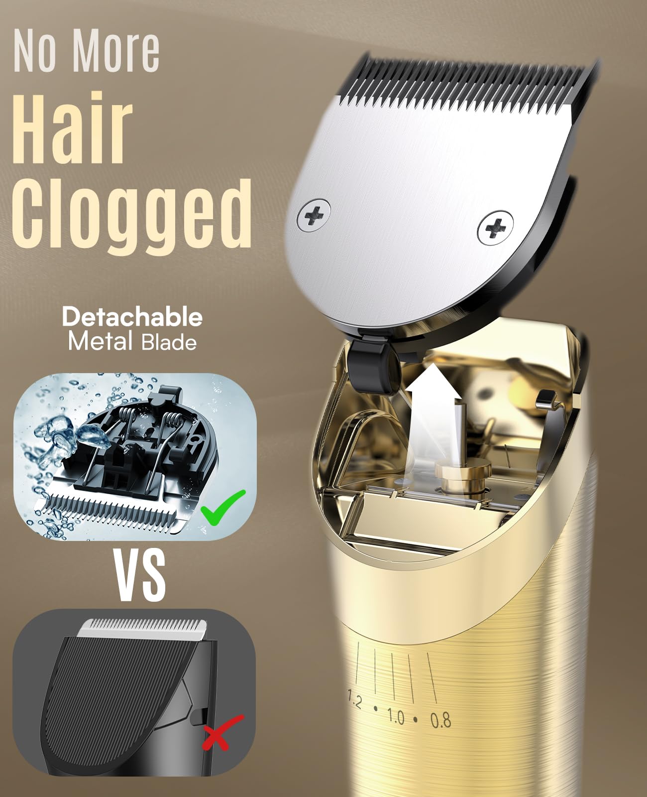 Oneisall Cordless Horse Clippers — Ultra-Quiet, 2-Speed Grooming Kit for Thick Coat