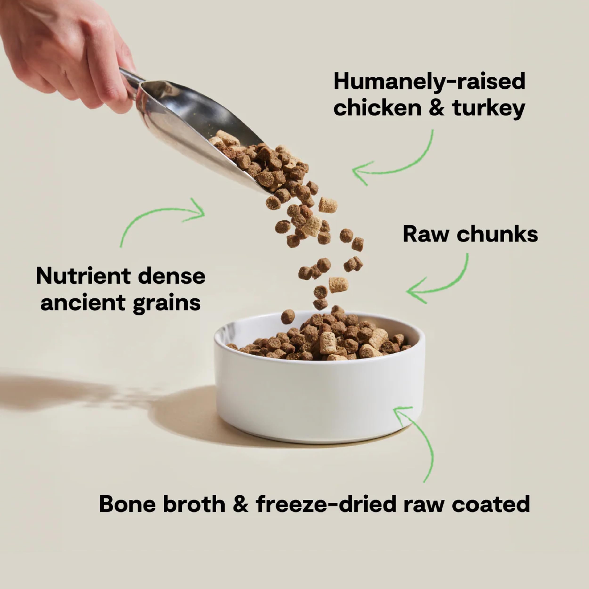 Open Farm RawMix Dry Dog Food with Ancient Grains – Open Prairie Recipe (Chicken & Turkey), 20lb