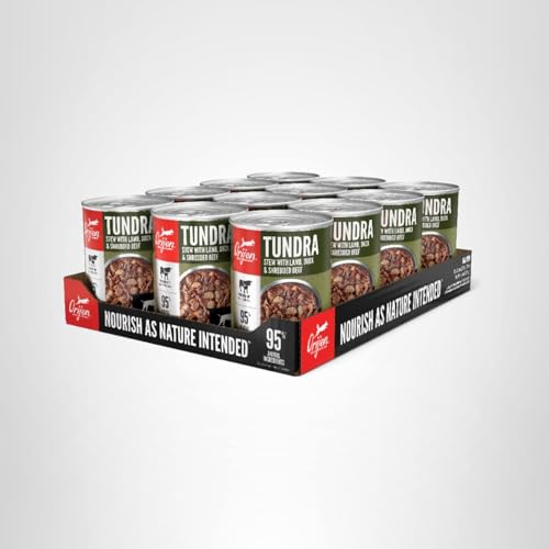 ORIJEN Real Meat Shreds Tundra Stew – Premium Wet Dog Food, Grain-Free