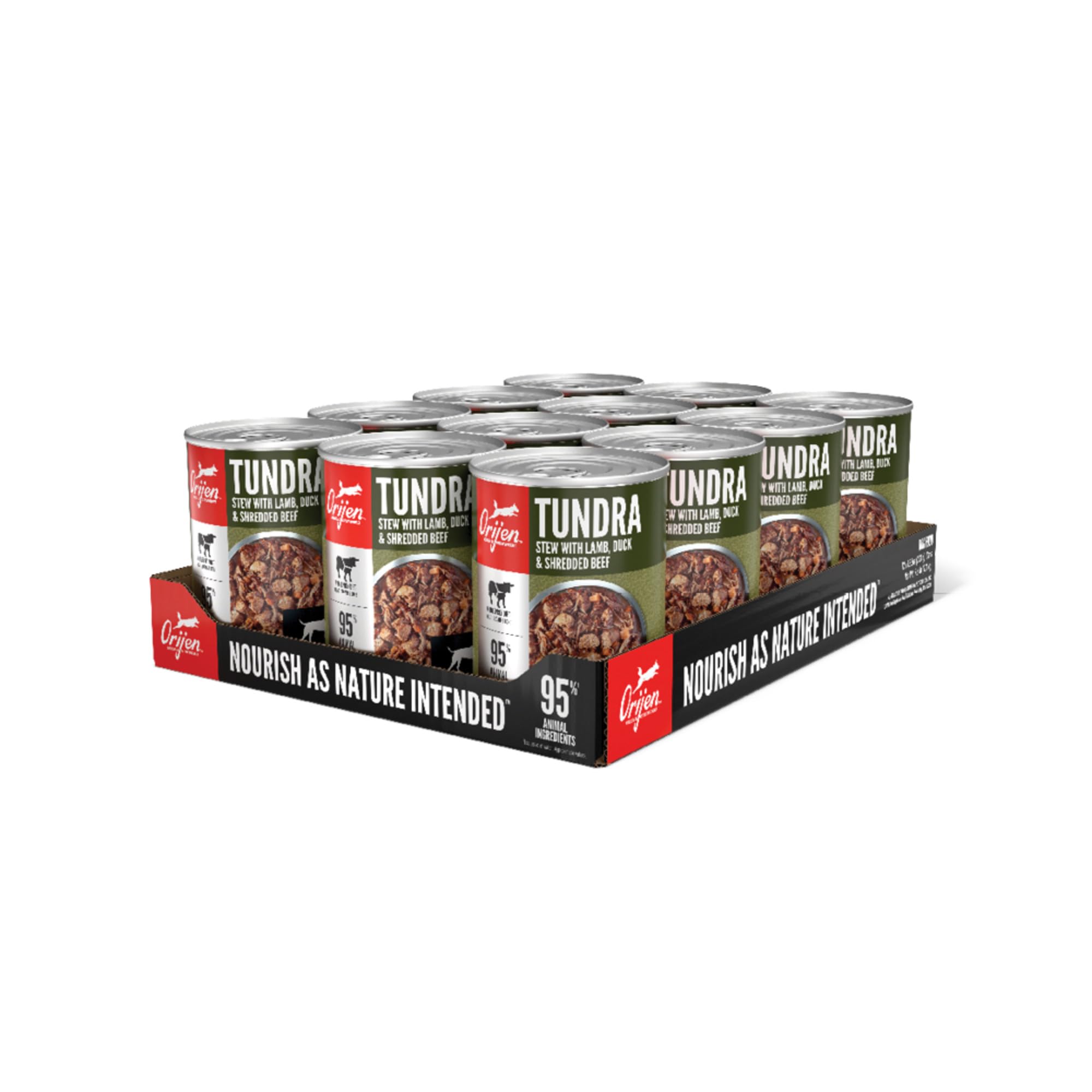 ORIJEN Real Meat Shreds Tundra Stew – Premium Wet Dog Food, Grain-Free