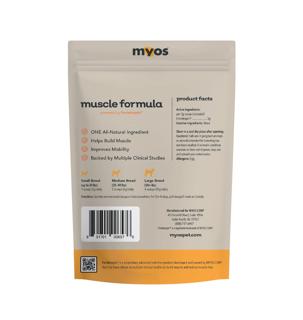 MYOS Canine Muscle Formula – All-Natural Muscle Support for Aging Dogs