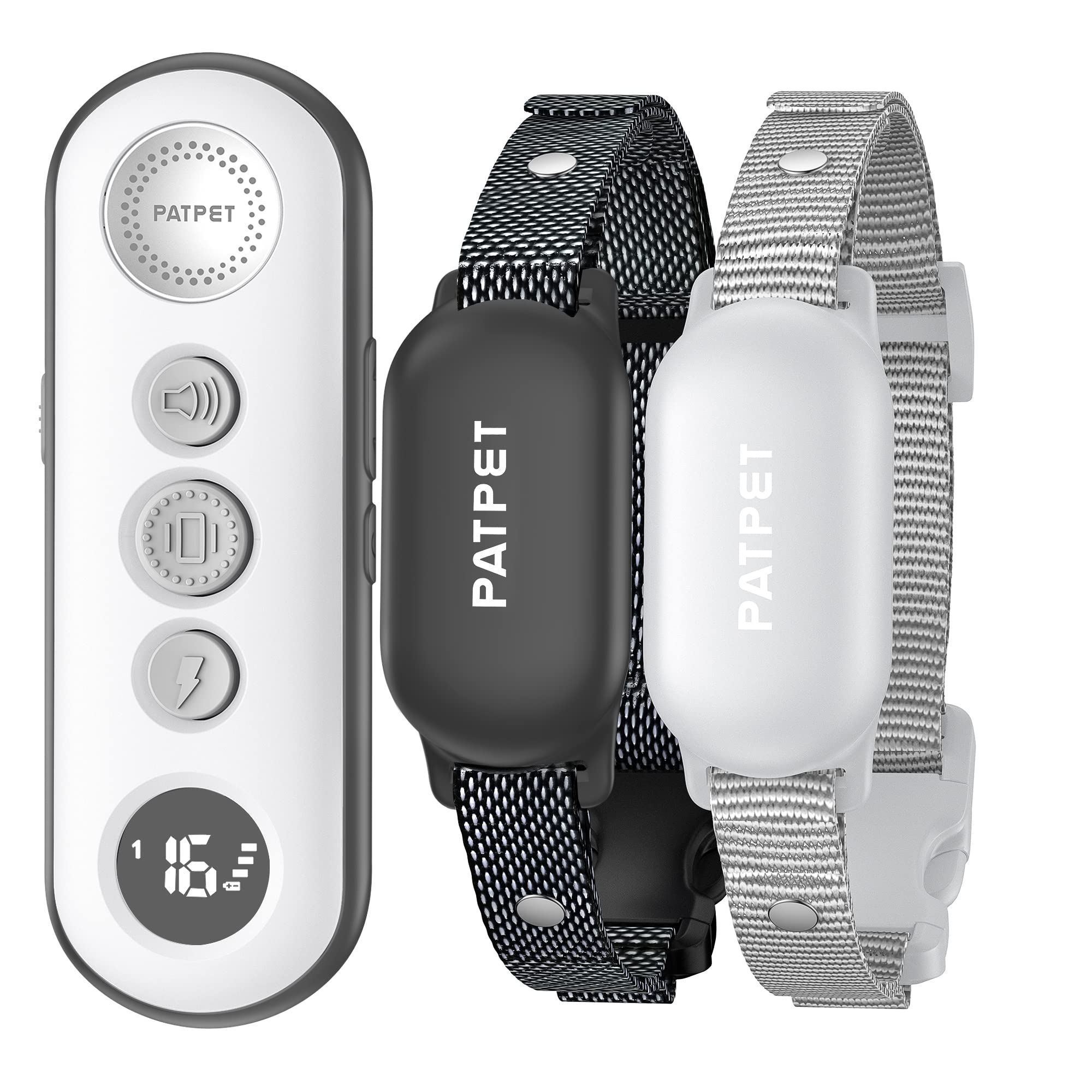 PATPET Shock Collar for Dogs (10–120 lbs) – 4000ft Range, 2-Dog System