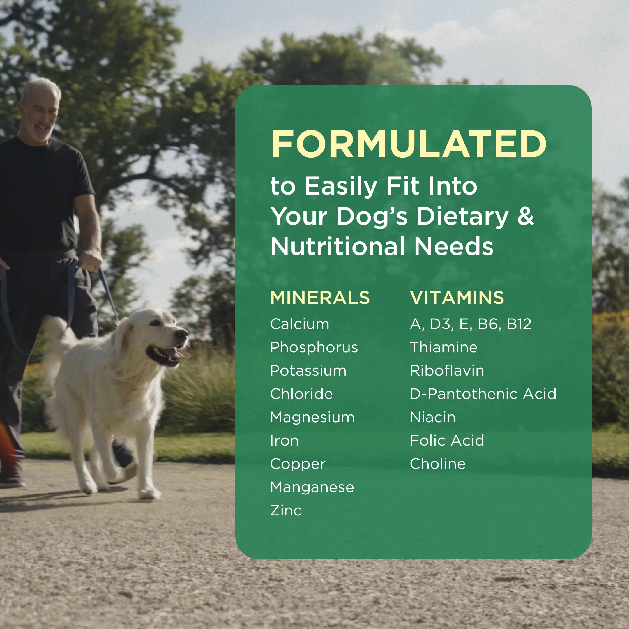 Pet-Tabs Plus Multivitamin & Mineral Supplement for Dogs – 180 Chewable Tablets