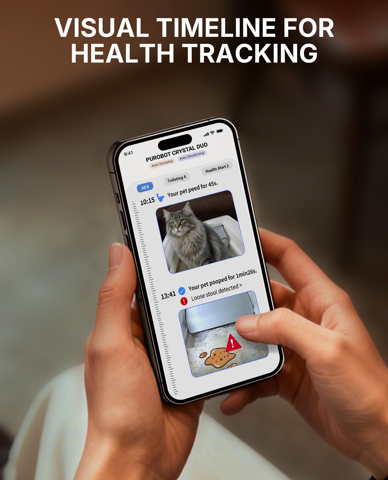 PETKIT Open-Top AI Camera Self-Cleaning Cat Litter Box | Urinary Health Monitor, 2-Way Raking, 5G WiFi (Grey)