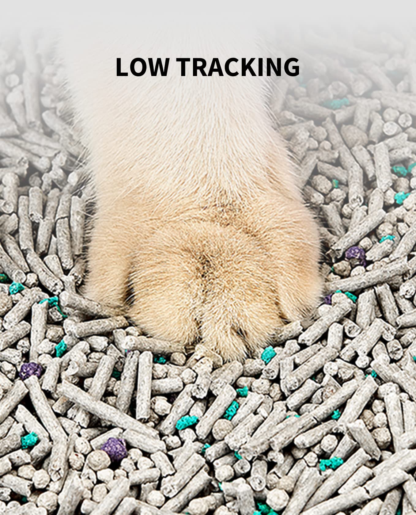 PETKIT Mixed Cat Litter 5-in-1 | Fast Clumping, Flushable, Dust-Free, 100% Natural 7.9 lb x4