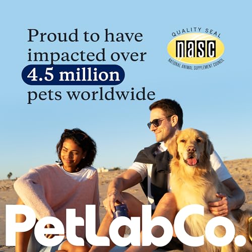 PetLab Co. Probiotics for Dogs – Salmon Flavor, Digestive Health, Seasonal Allergies, 30 Soft Chews (Pack of 2)