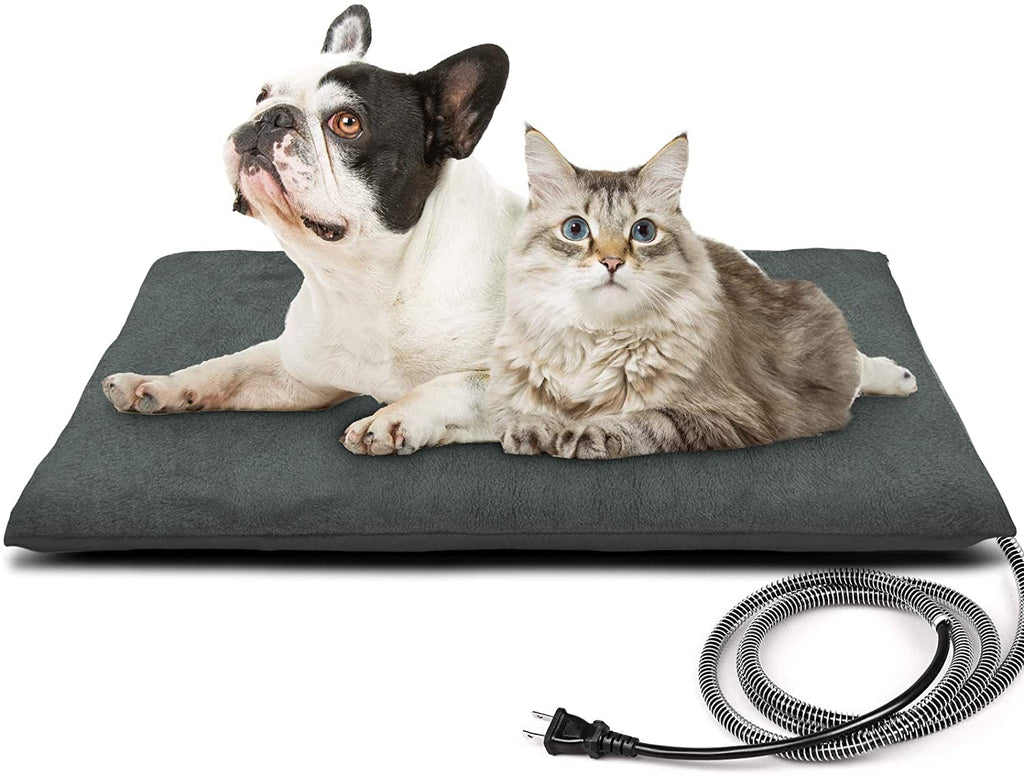 PETNF Outdoor Heated Pet Bed with Waterproof Cover – 50W, Auto Temperature Control
