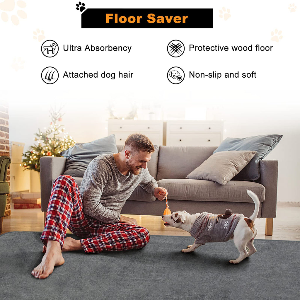 PICK FOR LIFE Washable Dog Pads 48x60 | Reusable Non-Slip Whelping & Training Mats