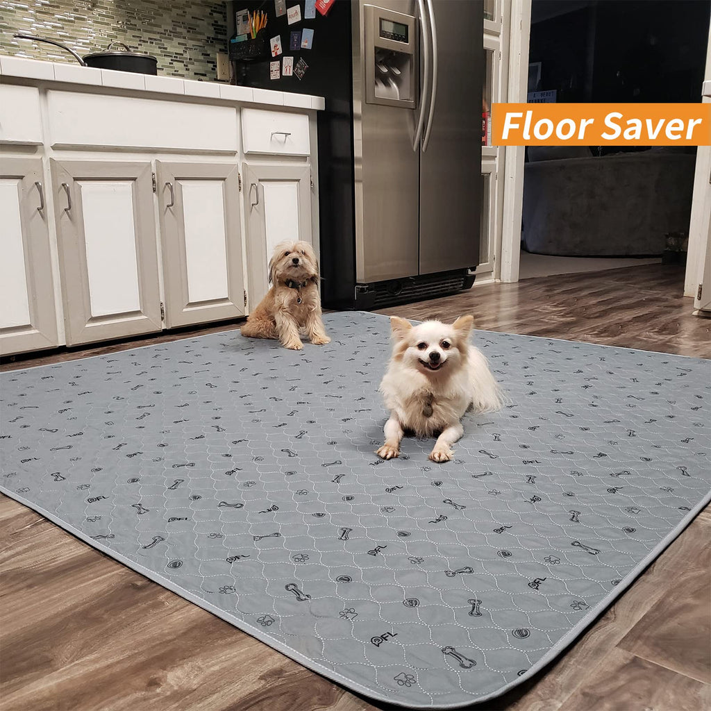 PICK FOR LIFE Washable Dog Pee Pad 72x72 Extra Large – Reusable, Leakproof, Non-Slip