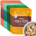 Portland Pet Food Company Fresh Dog Food Pouches — Human-Grade Wet Meals & Topper Mix-Ins (Gluten-Free, Limited Ingredient) | 8-Pack Variety