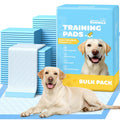 Powools 100-Pack X-Large Puppy Pads - 34 x 28 Inches, 6-Layer Leak-Proof Quick-Dry Training Pads (Blue)