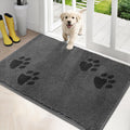 PURRUGS Dirt Trapping Door Mat 32x47 | Non-Slip, Machine Washable Microfiber Entry Rug