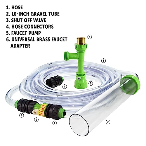 Python No Spill Clean and Fill Aquarium Maintenance System – 100 ft Hose for Easy Water Changes