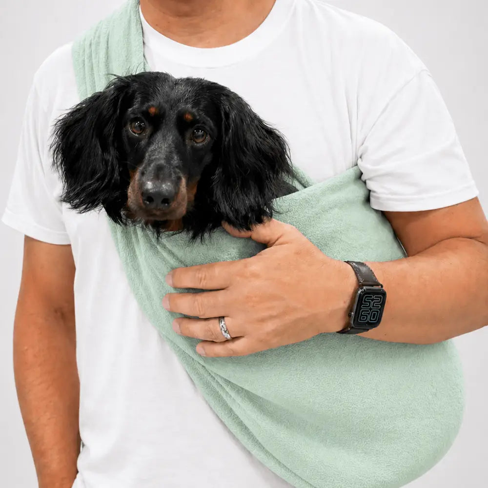 Standard Size Pastel Collection Fleece Dog Sling Carrier - Ready to Ship