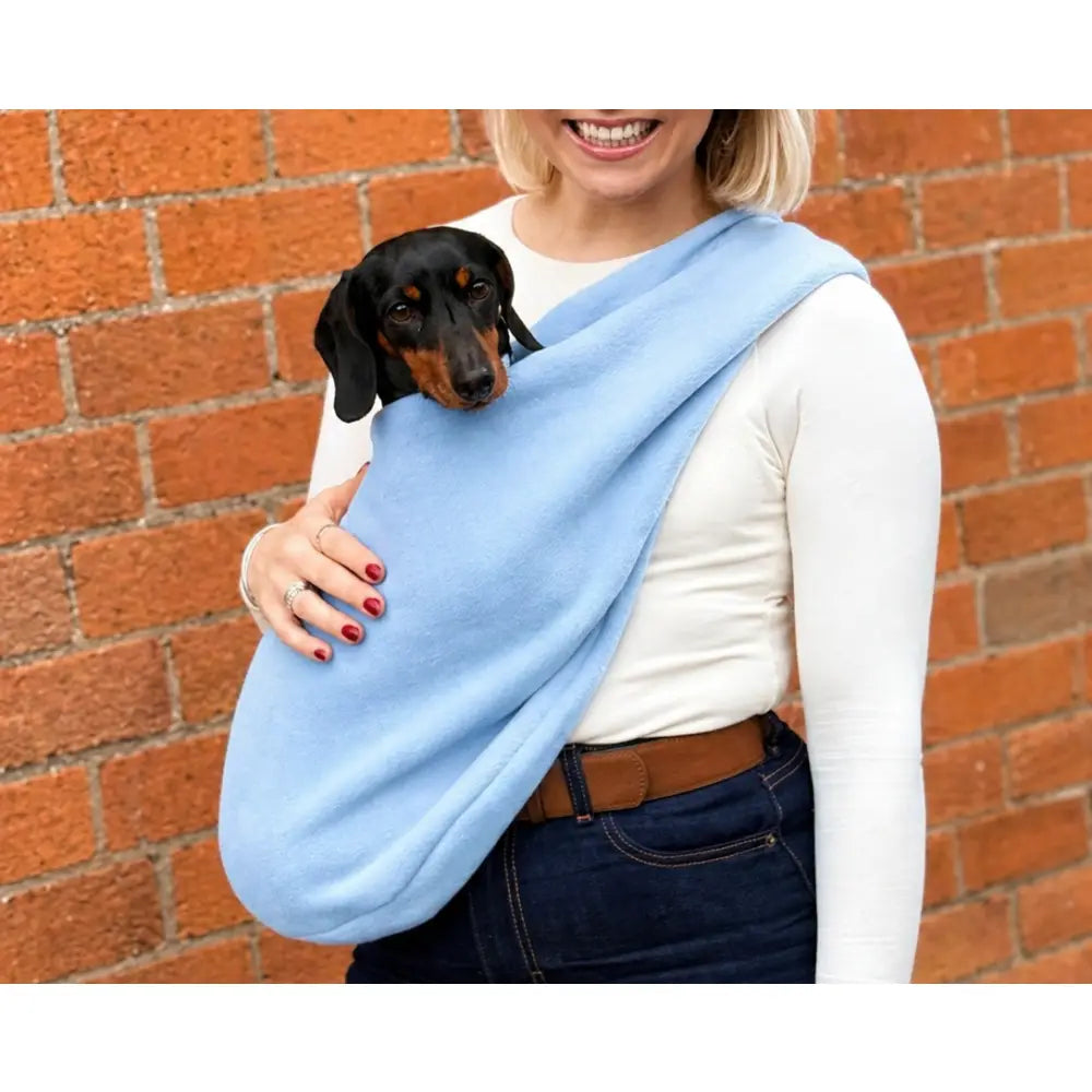 Standard Size Pastel Collection Fleece Dog Sling Carrier - Ready to Ship
