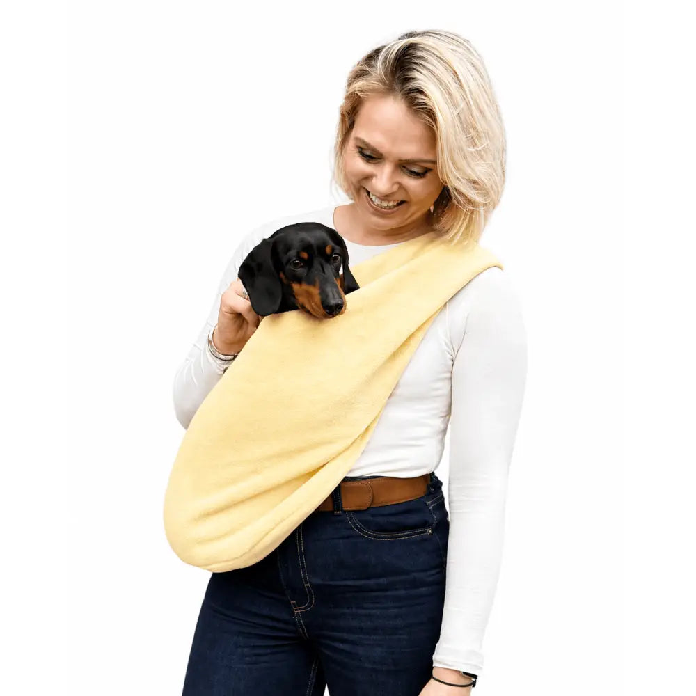 Standard Size Pastel Collection Fleece Dog Sling Carrier - Ready to Ship