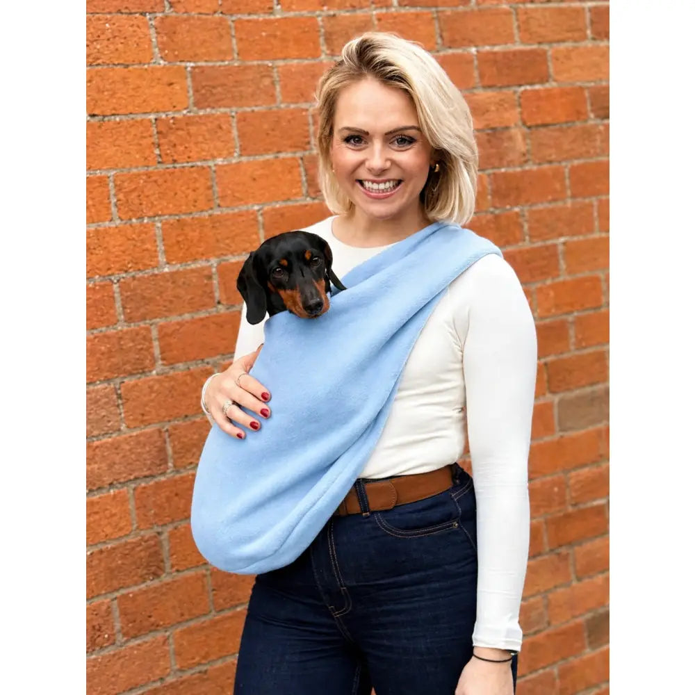 Standard Size Pastel Collection Fleece Dog Sling Carrier - Ready to Ship