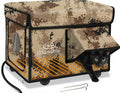 Rolimate Indestructible Heated Cat House – Outdoor Winter Shelter with Escape Door (Desert Camouflage, 13x17x12.6)