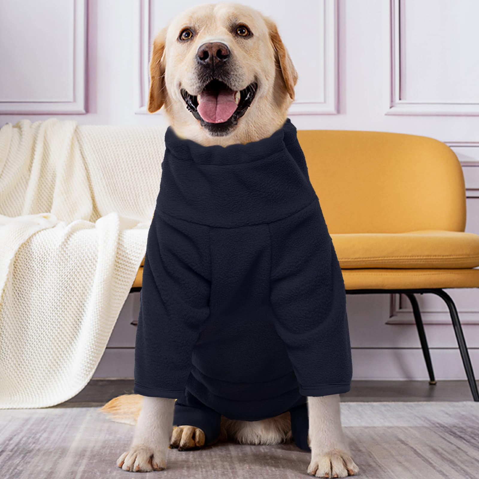 ROZKITCH Dog Winter Coat - Soft Fleece Pullover, Windproof Warm Coat