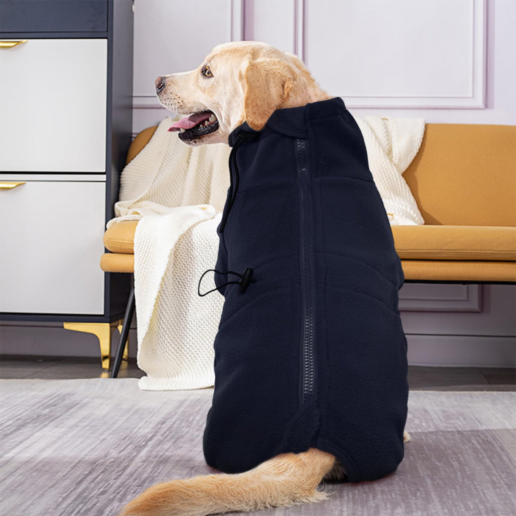 ROZKITCH Dog Winter Coat - Soft Fleece Pullover, Windproof Warm Coat