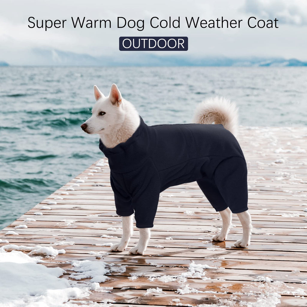 ROZKITCH Dog Winter Coat - Soft Fleece Pullover, Windproof Warm Coat