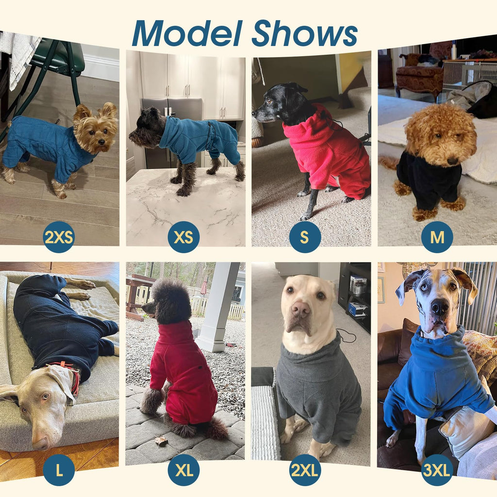 ROZKITCH Dog Winter Coat - Soft Fleece Pullover, Windproof Warm Coat