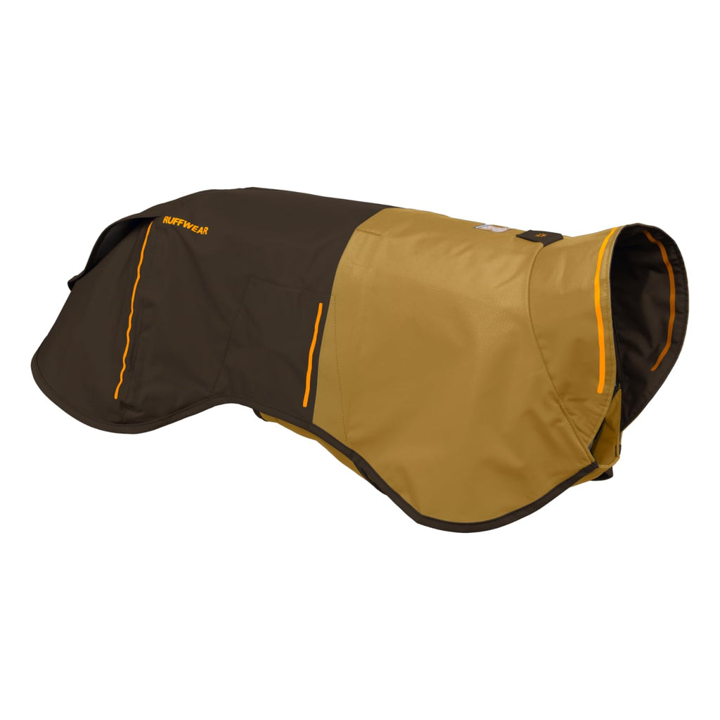 Ruffwear Sun Shower Dog Raincoat – All-Weather Waterproof Jacket, Earth Brown, Large