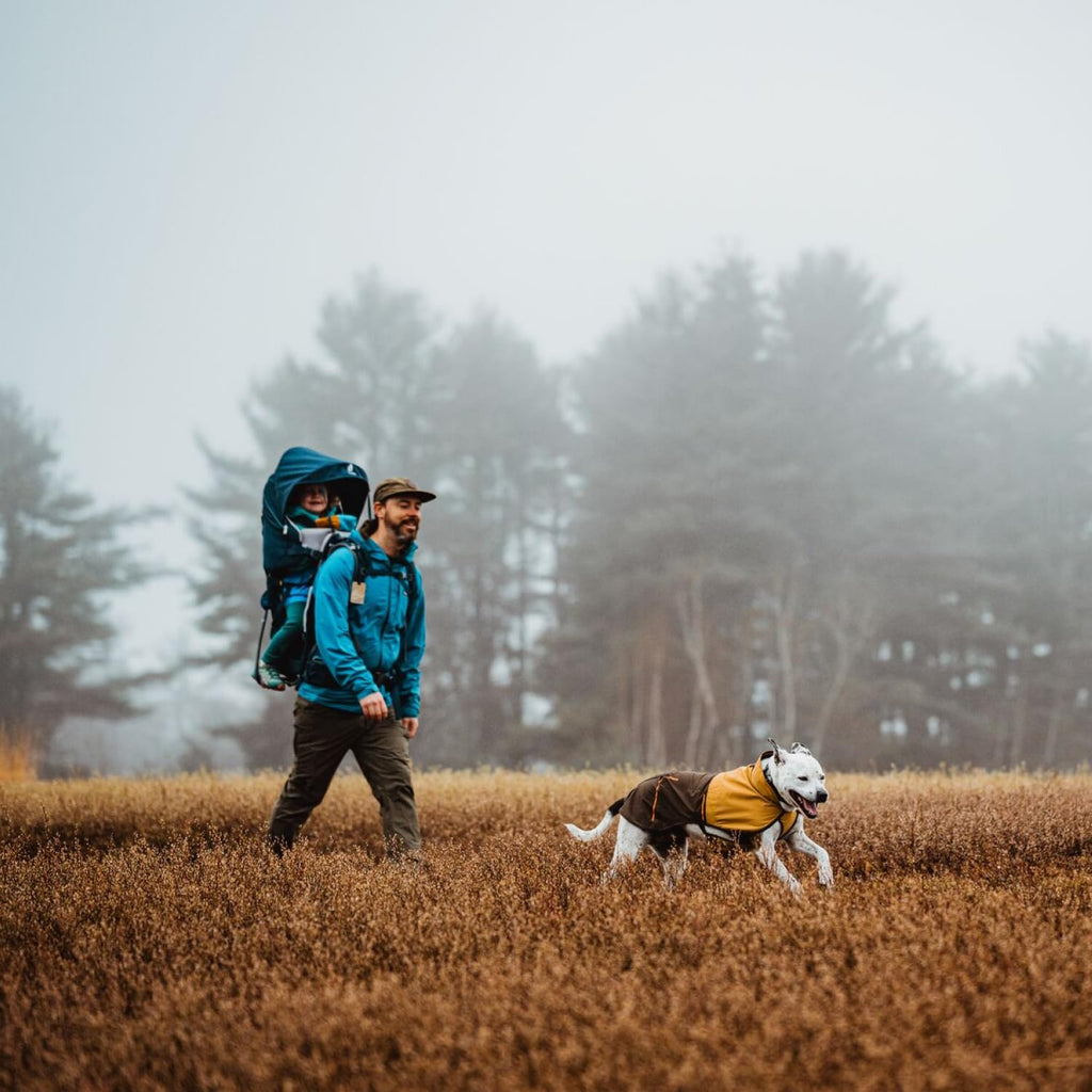 Ruffwear Sun Shower Dog Raincoat – All-Weather Waterproof Jacket, Earth Brown, Large