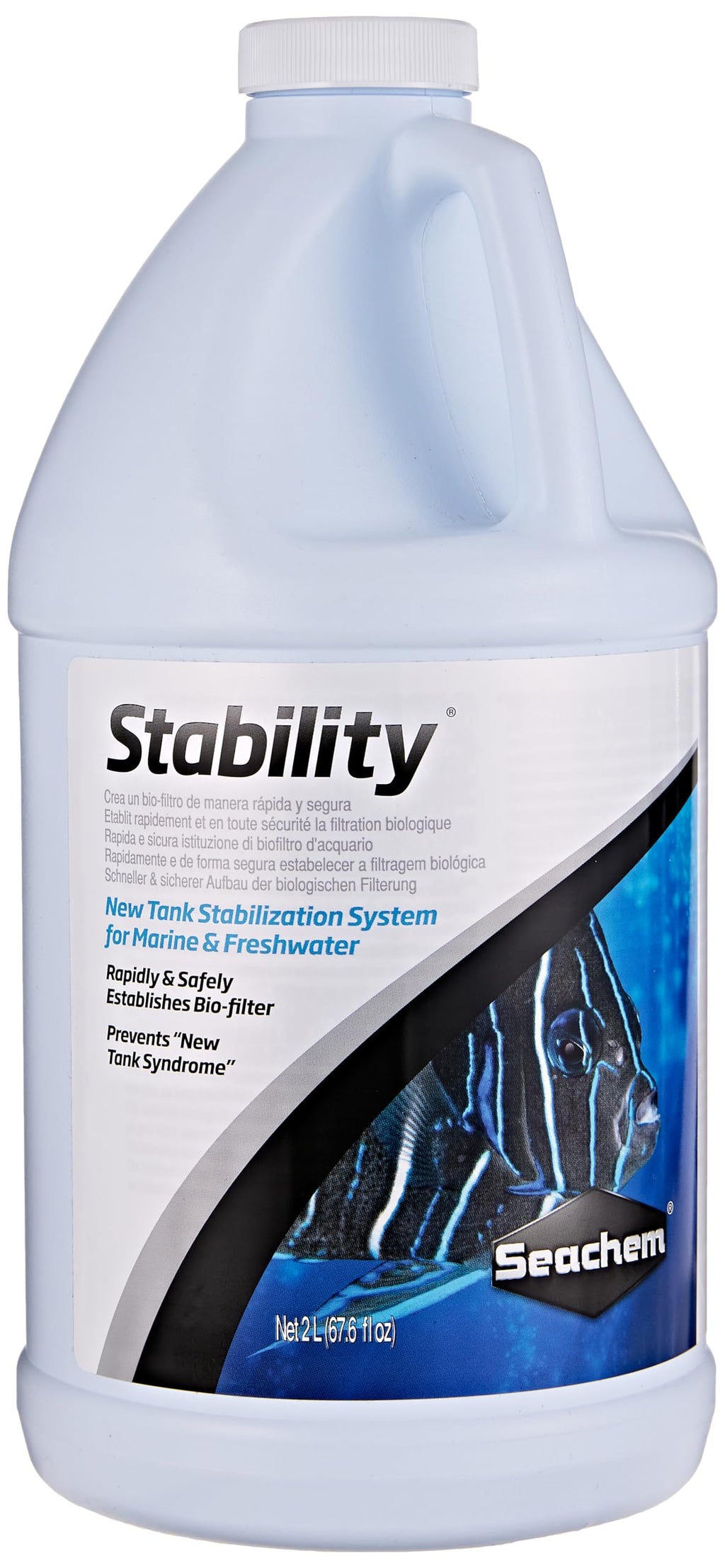 Seachem Stability - Rapid Biofilter Establishment for Freshwater & Marine Tanks (2L / 67.6 oz)
