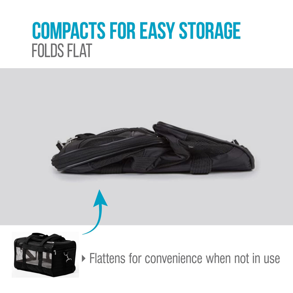 Sherpa Original Deluxe Travel Pet Carrier (Medium) – Airline Approved & Guaranteed On Board – Black