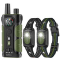 SLOPEHILL Dog Training Collar 2-Pack — 4200ft Remote, IP68 Waterproof, Beep, Vibration, Light, No Shock