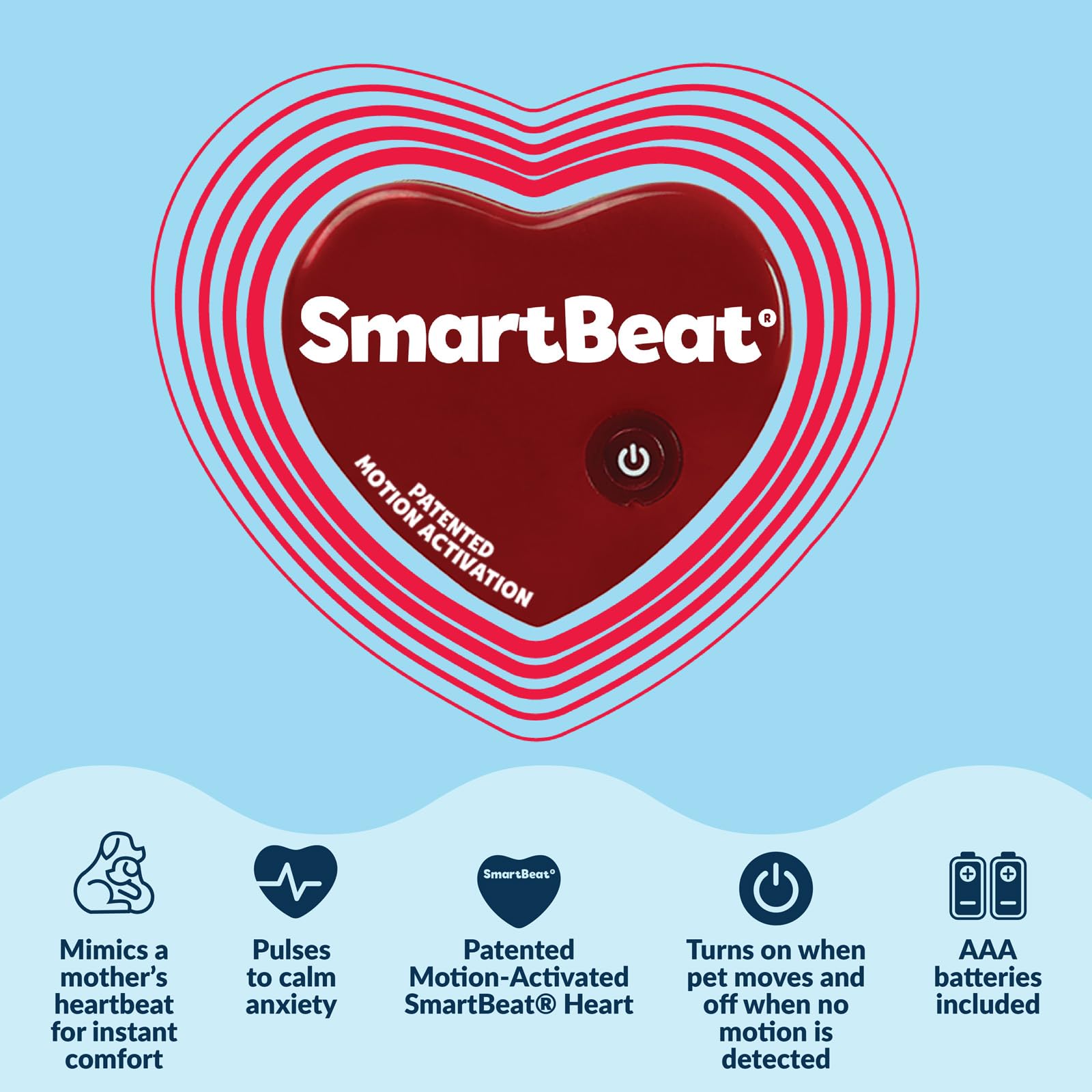 Snuggle Puppy Original Heartbeat Toy for Dogs | Anxiety Relief & Calming Aid