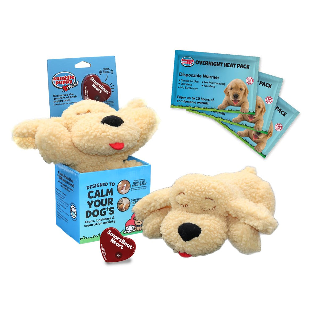 Snuggle Puppy SmartPetLove Special Edition Toys – Calming Heartbeat Dog Toy for Anxiety Relief