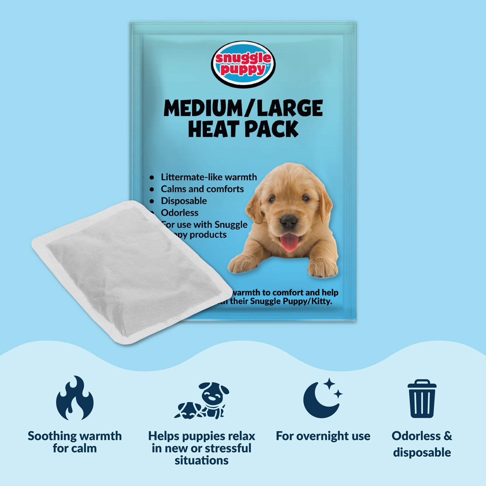 Snuggle Puppy Original Heartbeat Toy for Dogs | Anxiety Relief & Calming Aid