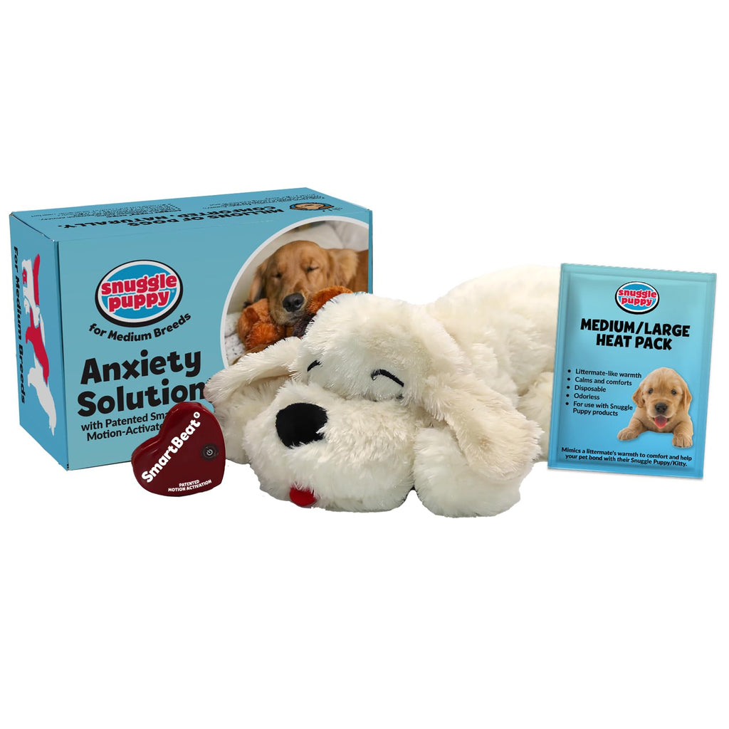 Snuggle Puppy Original Heartbeat Toy for Dogs | Anxiety Relief & Calming Aid