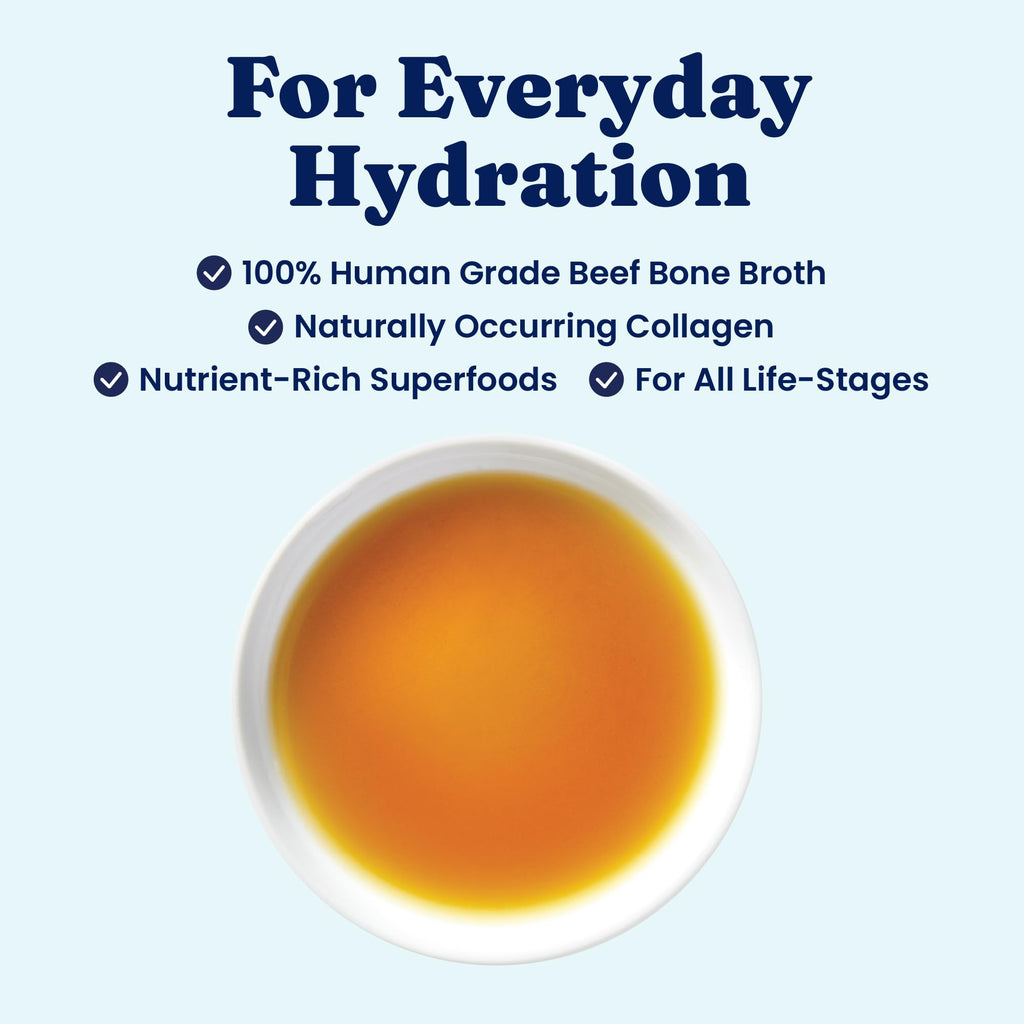 Solid Gold Beef Bone Broth for Dogs — Limited-Ingredient Topper with Collagen