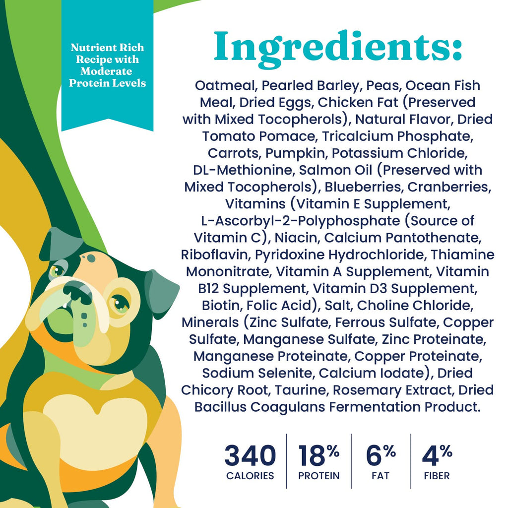 Solid Gold Dry Dog Food for Adults & Seniors — Potato-Free High-Fiber Holistique Blendz (24 lb)