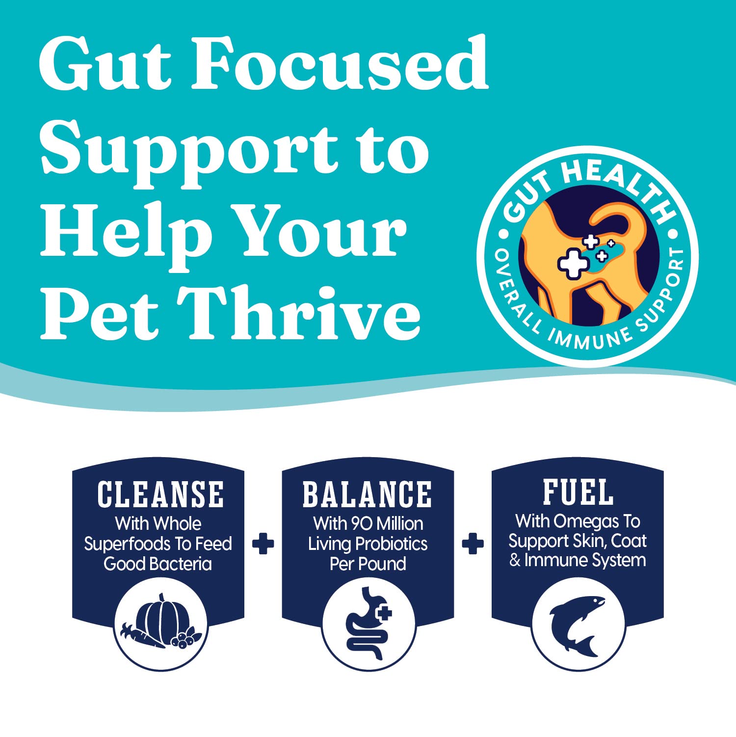Solid Gold Dry Dog Food for Adults & Seniors — Potato-Free High-Fiber Holistique Blendz (24 lb)