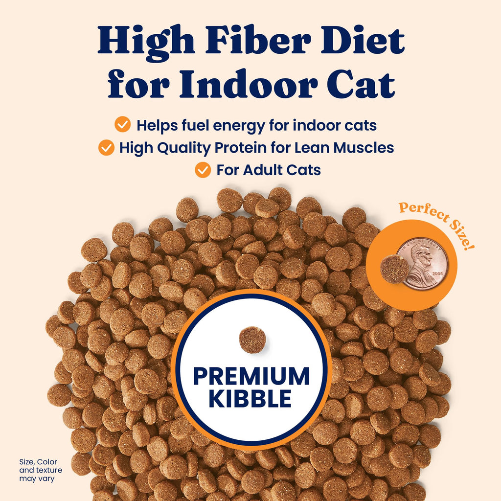 Solid Gold Indoor Dry Cat Food – Grain Free Salmon Recipe with Probiotics & Hairball Support | 12LB