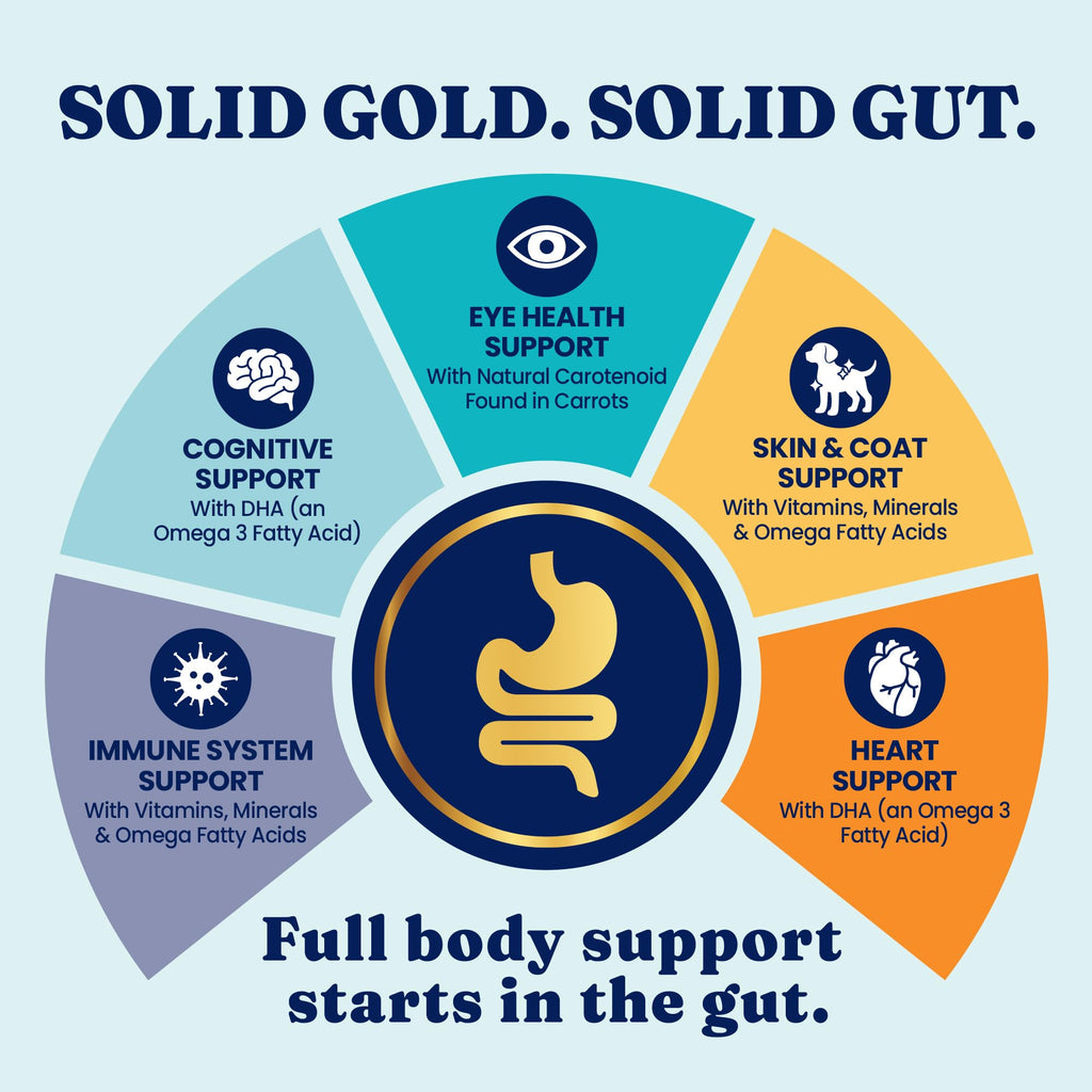 Solid Gold Toy & Small Breed Dry Dog Food Small Bites – Real Lamb, Grain Free, Probiotics, 11lb