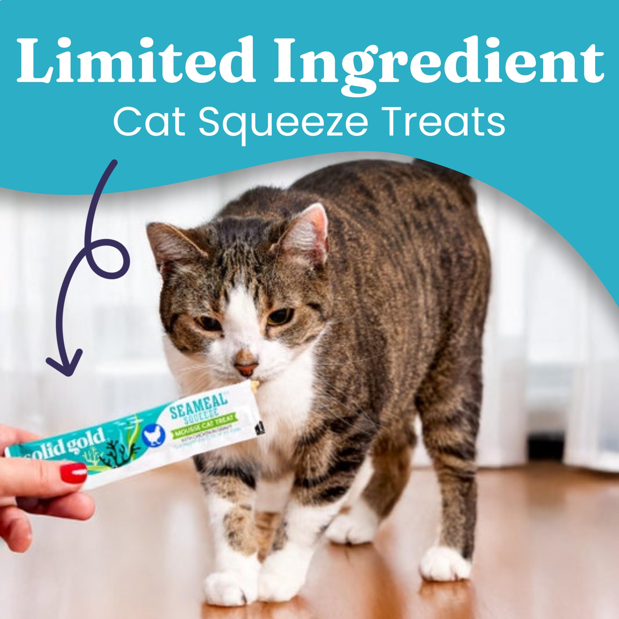 SeaMeal Squeeze Chicken Treats with Seaweed – Skin & Coat Support | Solid Gold